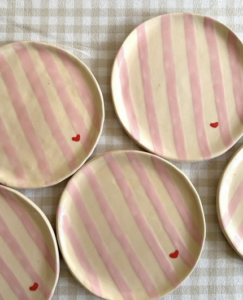 Atelier peinture sur assiettes