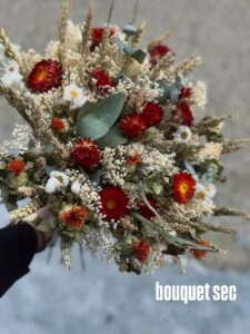 bouquet de fleurs sechées 