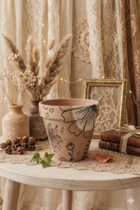 atelier peinture sur pot 